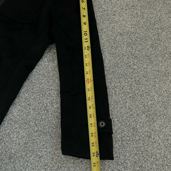 Men’s Wool/Polyester Blend Black Coat - Picture 15 of 15